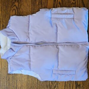 GAP Light Purple Kids Puffer Vest Reversible